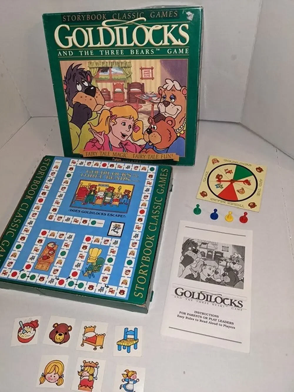 Vintage 1991 Goldilocks and the Three Bears Board Game Cadco Complete